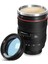 Objektif Kupa Lens Kupa Kahve ve Çay Için Termos Kupa Fotoğraf Tutkunları Için Dekoratif Hediyelik 350 ml (Cam Kapak) 1