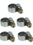 Kelepçe Seti 5 Parça (Kompresör Aksesuarı, Basınçlı Hava Hortumları Için Hortum Kelepçeleri, Ø 8 - 12 mm Arası, 5 Adet Kelepçe) - 4139670 2