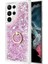 Galaxy S22 Ultra Için Kılıf Glitter Holder Mor [galaxy S22 Ultra ile Uyumlu Kılıf - Mor] 1