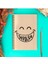 Her Zaman Gülümse Tasarımlı 8 cm x 12 cm Ölçülerinde Çizgisiz 48 Yaprak Ahşap Kapaklı Defter 2