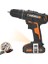 WX370 20VOLT/2AH. Li-Ion Çift Akülü Profesyonel Şarjlı Darbeli Matkap + 30 Parça Aksesuar Seti 3