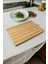 Bambu Kesme Tahtası Antibakteriel Yıkanabilir Doğrama Tahtası Dikdörtgen 24 * 34CM Büyük Boy 1