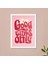 Deco Good Vibes Only Pano - Pembe - 30X40 cm 1