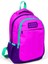 Üç Bölmeli Kız Çocuk Ilkokul ve Ortaokul Okul Sırt Çantası - Mor Pembe 2
