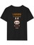 Kız Labubu Çocuk Baskılı T-Shirt - Siyah 1