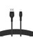 Boostcharge Pro Örgülü Usb-A/ Kablosu 2 M Mfi Sertifikalı Şarj Kablosu 14/14, 13, 12, Pro, Max, Mini, Se, iPad ve Diğer Cihazlar Için - Siyah 2