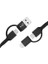 HP-016 Pd 20W 2 In 1 Hızlı Şarj Kablosu 100 cm 2.4 A Lightning Type-C USB Type-C Çoklu Veri Data Kablosu 2