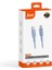 Juo 27W USB Type-C To Lightning iPad Silikon Hızlı Şarj ve Data Kablosu Mavi 1 Metre 3