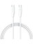 PD25TK Type-C To Type-C Pd 25W Hızlı Data/şarj Kablosu 1 Metre Beyaz 3