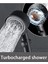 Siyah Turbo Fan Su Tasarruflu Yüksek Basınçlı Duş Başlığı 3