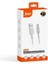 Juo 12W 2.4A Usb-A To Lightning iPad Silikon Hızlı Şarj ve Data Kablosu Beyaz 1 Metre 2