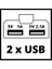 Akülü Mobil USB Şarj Cihazı Tc-Cp 18 Li Usb-Solo Power X- (18 V Pxc Aküler Için, Akıllı Telefon, Tablet Vb. Şarj Edebilme, 2 USB Çıkışı, Akü Dahil Değildir) - 4514120 3
