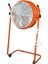 Ayas Devekuşu Retro Tekerlekli Sanayi Tipi Vantilatör - Turuncu 2