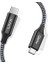 Action Thunderbolt 4 Type C Kablo 100 W Pd Şarj 40 Gbps Veri ve Görüntü Aktarım Kablosu Örgülü Kablo (50 Cm) 3