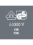 05005120001 410 I Vde B Yalıtımlı T Kol Tornavida, 3/8 Inç Lokma Anahtar Uçları Için, 3/8 Inç x 130 Mm, Kırmızı 3