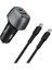 C499 43W Araç Şarj Aleti 2x USB Type-C To Type-C Kablo Set 3