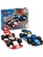 City F1 Williams ve Haas F1 Yarış Arabaları 60464-4 Yaş ve Üzeri Çocuklar Için 2 F1 Pilotu Minifigürü Içeren Yaratıcı Oyuncak Yapım Seti, Doğum Günü Hediyesi (92 Parça) 1