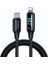 CA-1030 36W Type-C To Göstergeli -Şarj Kablosu 1.2m-Siyah 1