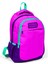 Üç Bölmeli Kız Çocuk Ilkokul ve Ortaokul Okul Sırt Çantası - Mor Pembe 1