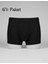 Erkek Boxer Modal Kumaş 6'lı Paket Extra Esnek Likralı Slim Fit - Berrak 1