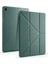 ile Uyumlu Kalem Bölmeli Trifolding Cover Tablet Kılıf Katlanabilir Standlı Otomatik Uyku Modlu Darbe Emici Ince Tasarım (Yeşil, Galaxy Tab A9 Plus X210) 3