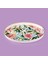 Kitchen Flowely Oval Tepsi - Renkli - 42 cm 1