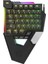 KB-277 Omnı Siyah Örgülü Type C Rgb 6 Farklı Aydınlatma Modu Q Mini Gaming Oyuncu Klavyesi 3