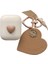 Airpods 1. Nesil / 2. Nesil Için Kılıf Süslü Kalp Desenli Kahverengi [airpods 1/2 ile Uyumlu Kılıf - Kahverengi] 1