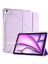 iPad 11.nesil A16 11INÇ/10.NESIL 10.9inç ile Uyumlu Kılıf Kalem Bölmeli Trifolding Lila 1