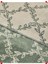 Ivy Trellis Desenli Pamuklu Tek Kişilik Battaniye - Yeşil 3