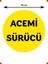 Acemi Sürücü Sticker 15X15 cm - Sarı Siyah 2