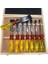 56180 Chisel Set With Clear Handle, Transparent, 8pc 2
