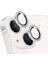 Iletişim 13 Taşlı Tasarım Temperli Cam Kamera Lens - Gümüş 1
