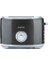 Gem Metallic 2 Dilim Ekmek Kızartma Makinesi – 815 W, Paslanmaz Çelik Gövde | Gri 2