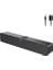 DS102 Kablolu Usb/aux 6W Tak Çalıştır Kolay Kurulum Yüksek Çözünürlüklü Surround Ses Tv/pc/telefon/tablet Geniş Uyum Kompakt Soundbar Taşınabilir Hoparlör Siyah 2