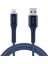 C65 Mfı Lightning To Usb-A 12W Örgülü Hızlı Şarj ve Data Kablosu 1.2m Navy 1