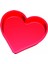 Kırmızı Silikon Kalpli Kek Kalıbı - 1300 ml 1