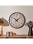 Simplex Ahşap Görünümlü Duvar Saati - Ceviz - 38 cm 1