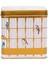 Bird Cage Desenli Kare Metal Saklama Kabı 9x9 cm (Bird Cage) 1