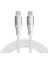 SA25-CC5 2 Metre 100W Type-C – Type-C Metal Hızlı Şarj ve Data Kablosu (Beyaz) 1