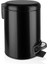 Paslanmaz Pedallı Çöp Kovası Siyah 3 Lt (000300-3) 1