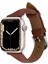 Ciel By 42MM Seri 11/10 - 41MM Seri 9/8/7 - 40MM Seri Se2/se/6/5/4 ile Uyumlu Kordon Kayış Kajuk Band Chestnut - AMP05442 1