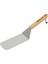 Ahşap Saplı Paslanmaz Çelik Balık Spatulası 37 cm 1