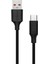 USB To Type-C ile Uyumlu ve ile Uyumlu Hızlı Şarj ve Data Kablosu 100 cm (Siyah) 1