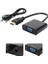 HDMI To VGA Ses Destekli Dönüştürücü Kablo Çevirici 4488 2