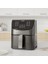 Akıllı Wifi Hava Fritözü 5.5 Litre Air Fryer Xxl, Kare ve Basket, 13 Fonksiyon, 100&APOS;DEN Fazla Tarif ve 11 Ön Ayar, Bulaşık Makinesinde Yıkanabilir, Siyah 2