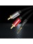 3.5mm Aux To 2 Rca Ses Kablosu 5 Metre 3