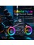 Y13 Motor Kask Kulaklık Rgb Modlu Radyolu Motosiklet Kulaklık 5.3 Bluetooth Intercom 4