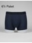 Erkek Boxer Modal Kumaş 6'lı Paket Extra Esnek Likralı Slim Fit - Berrak 1