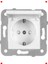 Beyaz Çerçevesiz Kapaklı Çocuk Korumalı Priz 1